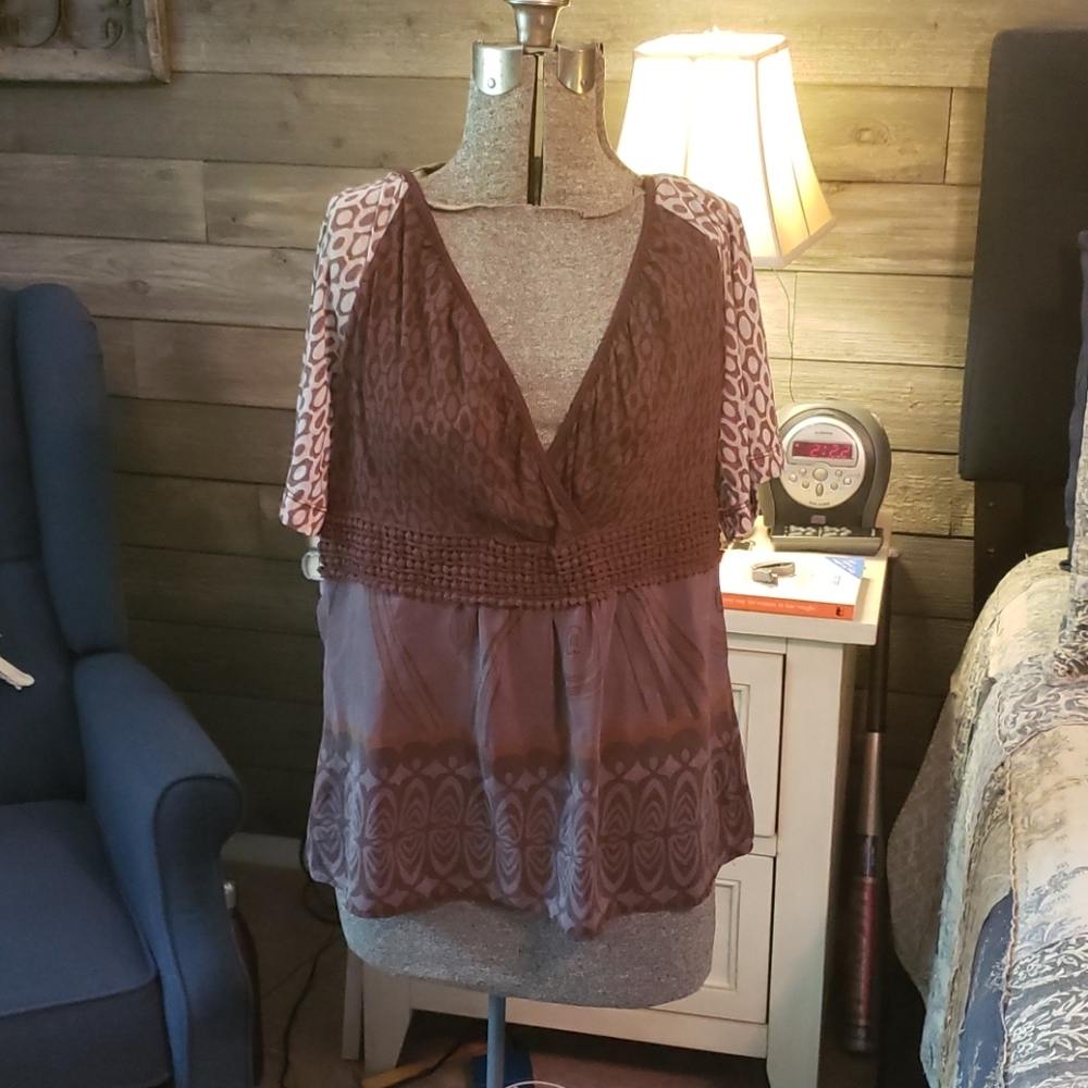 Cute lightweight boho tunic